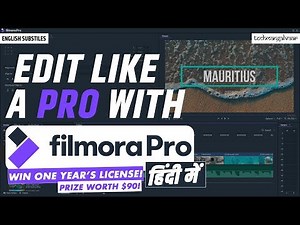 Learn Professional Video Editing with FilmoraPro - Filmora pro tutorial in hindi