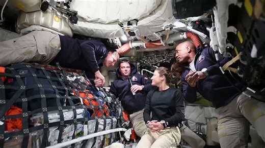 'Nothing normal about this': Artemis astronauts on moon journey