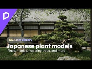 Animated Topiary Plant Models for Oriental Courtyard Design | D5 Asset Library | Landscape