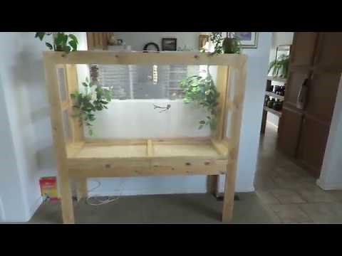 How to build a Finch Aviary Part 3 Flight Cage