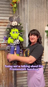Let's create a spooktacular Frankenstein Teardrop Wreath for your front door this Halloween! 🧟‍♂️💚 Watch our DIY tips video and follow along to unleash your creativity and assemble a teardrop wreath that will make a statement this fall! 🎨✂️ Not feeling crafty? Don't worry! We've got you covered. Purchase our done-for-you Frankenstein Teardrop Wreath and bring the spooky fun straight to your front door. 🤩 Here's what you'll need if you're ready to dive into the Halloween DIY adventure: ✨ A bl