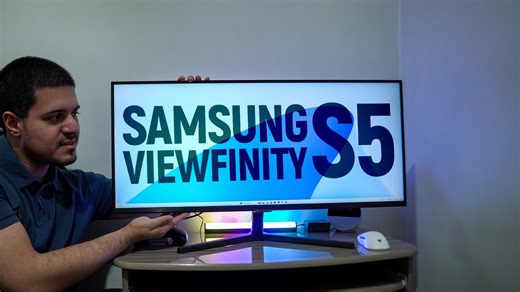 Samsung ViewFinity S5: monitor ultrawide com design fino e bom contraste | Análise / Review