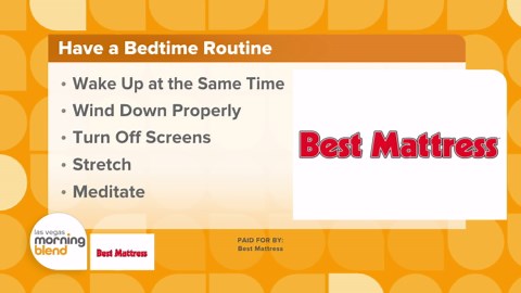 SLEEP TIP OF THE DAY: Bedtime Routine