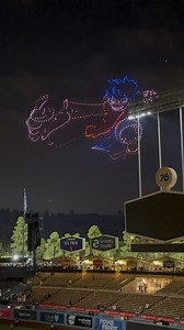 851K views · 43K reactions | #ONEPIECE lit up the night sky with a special drone show at the end of ONE PIECE Night at Dodger Stadium! ‍☠️#droneshow #Luffy #fyp | Toei Animation | Facebook