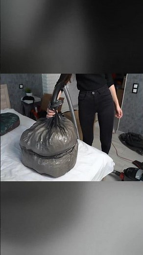 Ultimate Moving Hack: Space-Saving Vacuum Sealed Packing with Garbage Bags!