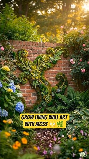 Grow Living Wall Art with Moss 😳 (No Soil Needed!)