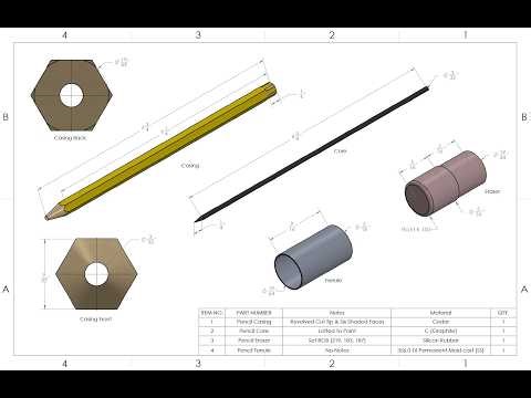 SolidWorks 2025 Pencil Casing