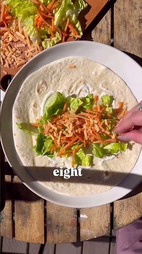 Buffalo Tofu Wrap with Easy Vegan Ranch #plantbased #healthyrecipes #tofurecipes #recipe