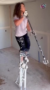 1.7M views · 10K reactions | Glazing 9ft Angles #drywall #stilts | Drywall Shorty | Facebook