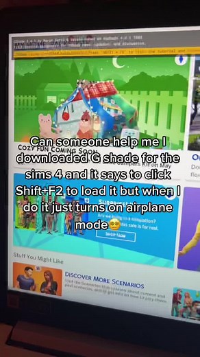 This sooo annoying can someone plz help😭😭 idk what to click #thesims4freecc #sims4 #ts4 #sims #thesims #thesims4 #sims4help #simshelp #sims4reshade #sims4Gshade #sims4freemods