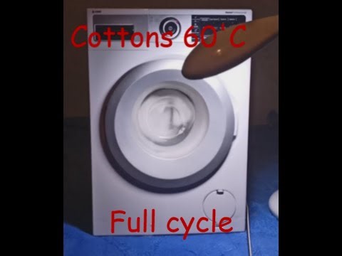 Bosch Toy Washing Machine - Cottons 60'C (Full cycle)