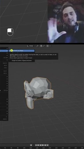 Pt.3 Transformación de Puntos de Origen en Blender