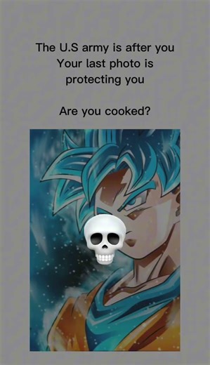 I HAVE GOKU PROTECTING ME💀