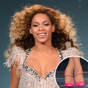 Beyoncé "Danced a Thousand Miles" in Stuart Weitzman's Shoes