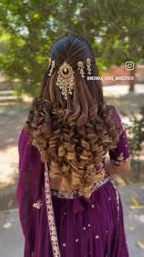 👑✨ Perfect Open Curls Hairstyle | Long Lasting Styling Guide by #MonikaDaveMakeover