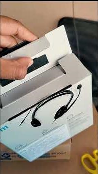 LOGITECH H111 GAMING HEADPHONES UNBOXING VIDEO | BEST BUDGET PC GAMING HEADPHONES WITH MIC.