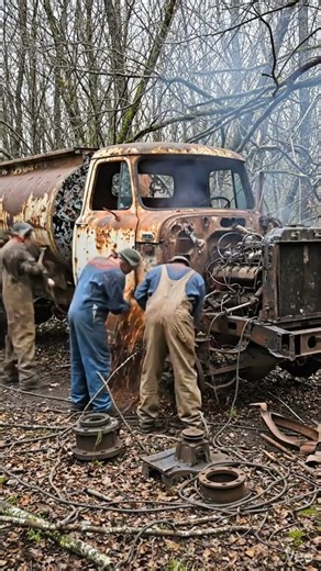 100 Year Old Abandoned Ford Tanker Truck Restoration | First Engine Start After Decades