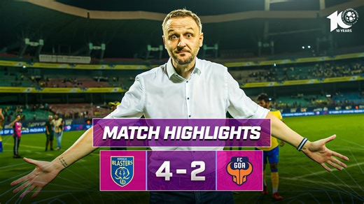 A dramatic comeback victory in #KBFCFCG took Kerala Blasters within 3️⃣ points of the 🔝 spot in the #ISL table! 🤩⚔️ #ISL10 #LetsFootball #ISLonJioCinema #ISLonSports18 #KeralaBlasters #FCGoa | JioCinema Sports18 FC Goa | ISL- Indian Super League