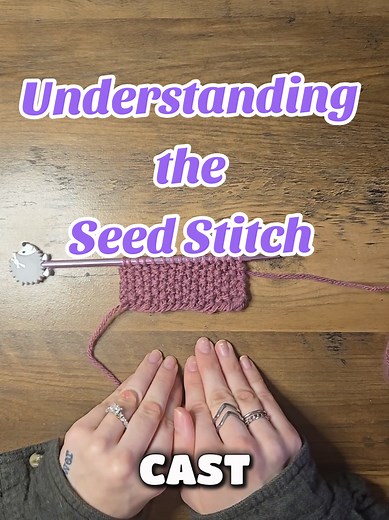 Mastering the Seed Stitch: A Beginner's Guide