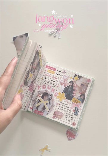 K-Pop Journaling with Jang Won Young Scraps