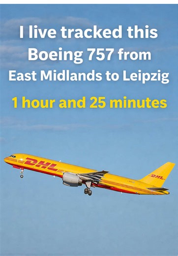 Tracking a 38-Year-Old Boeing 757 Flight from East Midlands