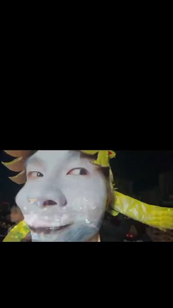 Sailor Moon Cosplay Dance Performance at Night