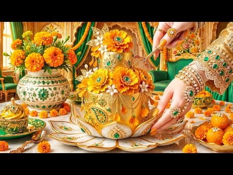 The Fabulous Exotic Design Cake Collection【AI+ASMR】 #aiasmr #visualasmr #AICake