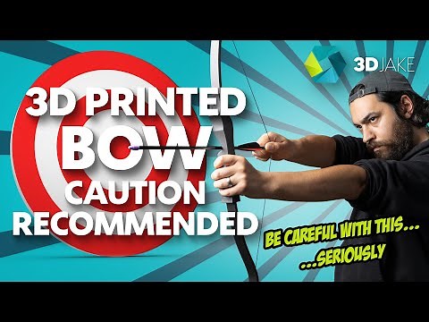Crafting a Powerful 3D Printed Bow: Strength Testing Different Materials!