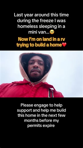 Last year around this time during the freeze I was homeless sleeping in a mini van…🥹 Thankful for all the love from my brothers and sisters in CHRIST. I love Yall fr. I pray GOD will continue to bless Yall and cover Yall and your families in the mighty name of JESUS ❤️ #Homelessjourney #Winterstorm2026 #homediyproject #Testimony #liljaedoug