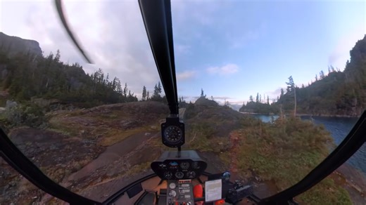 Watch a mountain-top landing that looks impossible
