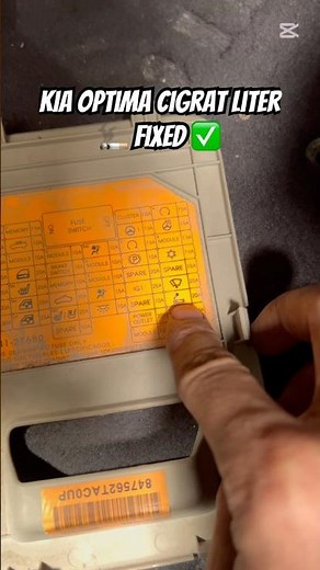 How to fixed cigarette lighter fues in home /Solution solved/ kia fues box location #kia #diy