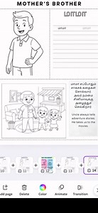Tamil Family Members Preschool Worksheets | 21 Pages | Relatives Names in Tamil & English | Activities   Certificate Printable - Etsy