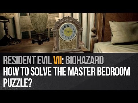 Resident Evil 7 - How to solve the master bedroom puzzle?