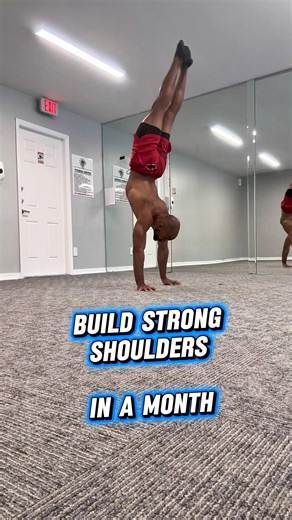 Build Strong Shoulders in 30 Days | Pike Push-Up to Handstand Push-Up Progression