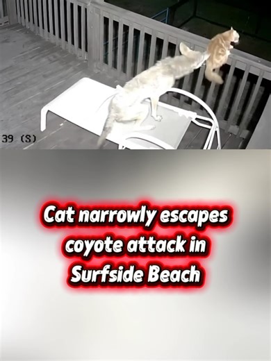 Tigger's Narrow Escape from Coyote Attack