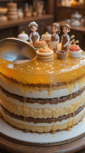 🎂🍓 Mini Bakery & Castle Cake ASMR ✨ | Relaxing ASMR for Deep Sleep #shortsfeed