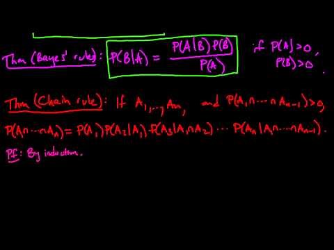 (PP 2.4) Bayes' rule and the Chain rule