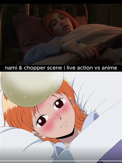 THE LIVE ACTION VS ANIME | CHOPPER AND NAMI FIRST MEET | CHOPPER WAS SO CUTEEE #onepieceseason2 #onepieceliveaction #tonytonychopper #nami #emilyrudd #onepiecenetflix
