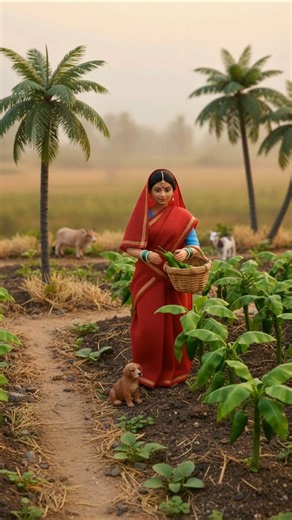 Pati ke liye banaye "Bharwa Mirchi ke pakode" 🌶️ Miniature Doll Wife Cooking Banana Pepper Pakoras