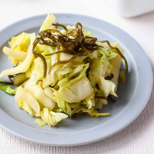 Quick Japanese Pickled Napa Cabbage (Hakusai Tsukemono) - Chef JA Cooks