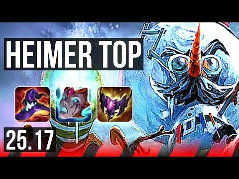 HEIMERDINGER vs CHO'GATH (TOP) | 7 solo kills, 13/2/6, Legendary | EUW Master | 25.17