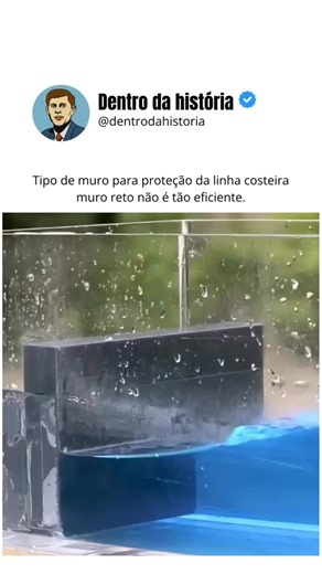 Dentro da história | curiosidades | fatos | história on Instagram: "Protegendo Nossas Margens: Qual Estrutura Funciona Melhor?👇 A erosão costeira é um dos maiores desafios enfrentados pelas praias em todo o mundo. Engenheiros e cientistas projetaram várias estruturas de proteção para combater as ondas, mas qual delas é verdadeiramente eficiente e eficaz? De paredes verticais com bases declive a paredes curvas de retorno a paredes de rocha e até disjuntores offshore - cada um tem a sua própria f