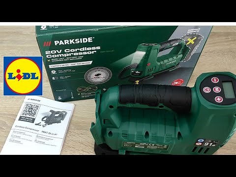 Parkside 20V Cordless Compressor PAKT 20-Li A1 I LIDL