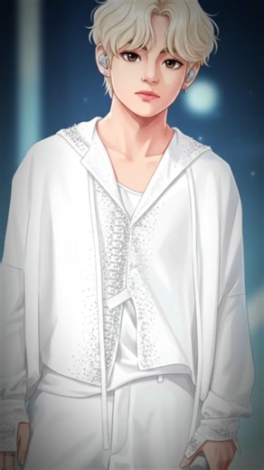 BTS V - Real to Anime Transformation! 😍✨ #bts #v #short