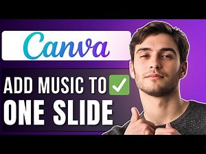 How to Add Music to One Slide in Canva | Step by Step Guide 2025