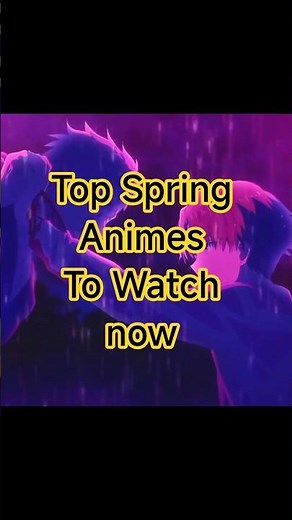 Top 5 Animes to Watch Right Now!