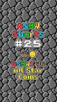 ASMW Shorts 25: ASMW1 W6 All Star Coins | SMM2 | #shorts #mario