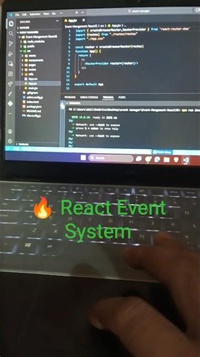 Event Management System in React JS👍