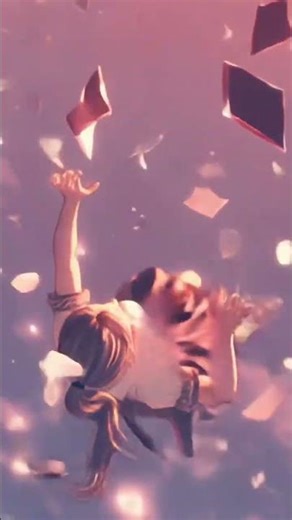 Endlessly falling girl #animation #girl #falling