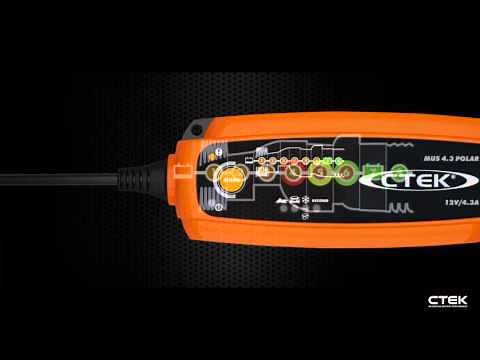 CTEK - MUS 4.3 Polar - Battery Charger - Product Training Video